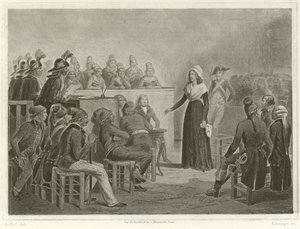 Marie Antoinette vor dem Revolutionstribunal von Denis Auguste Marie Raffet