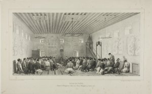 Betende Tataren, Istrimdjami-Kara-sou-Basar, Krim, 19. Oktober 1837