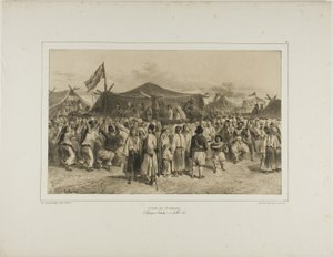 St. Pierre-Messe, Giourjevo, Walachei, 11. Juli 1837 von Denis Auguste Marie Raffet