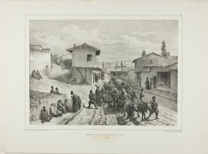 Die Hauptstraße von Baghtcheh-Saraï, Krim, 19. August 1837