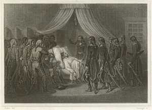Der Tod von General Hoche von Denis Auguste Marie Raffet
