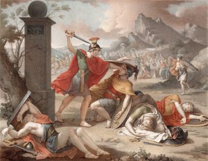 Der Kampf der Horatier und der Kuriatier von Denis Sebastien Leroy