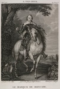 Der Marquis von Moncade, nach Antoine van Dyck von Denis Sebastien Leroy