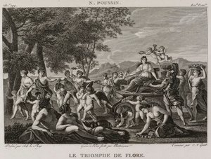 Denis-Sébastien Leroy, Chataigner und Niquet - Der Triumph der Flora, nach Nicolas Poussin - 1802-1815 von Denis Sebastien Leroy