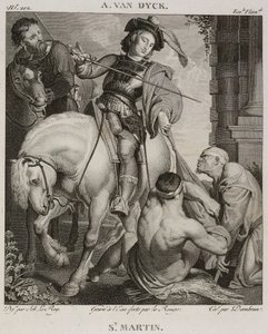 Heiliger Martin, nach Antoine van Dyck von Denis Sebastien Leroy