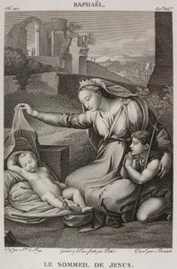 Der Schlaf Jesu, nach Raffael von Denis Sebastien Leroy