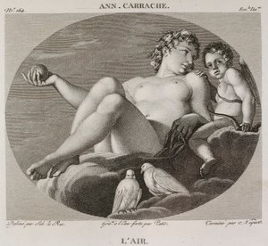 Die Luft, nach Annibale Carracci von Denis Sebastien Leroy