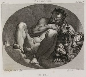 Das Feuer, nach Annibale Carracci