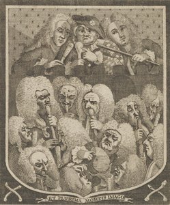 Die Gesellschaft der Bestatter, ca. 1800 von Dent