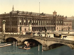 Friedrichsbrücke und die Börse, Berlin, Deutschland, ca. 1900 von Detroit Publishing Co.