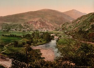 Von Aberglasyn, Beddgelert, Wales, ca. 1890-1900 von Detroit Publishing Co.