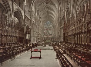 Lincoln Cathedral Chor, ca. 1900 von Detroit Publishing Co.