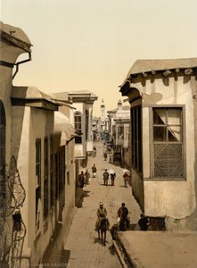 Die Straße namens Gerade, Damaskus, Heiliges Land, Syrien von Detroit Publishing Co.