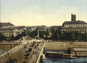 Place du Chatelet, Paris, um 1890-1900 von Detroit Publishing Co.