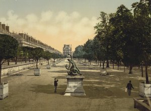 Der Tuileriengarten, Paris, ca. 1890-1900 (Photochrom)