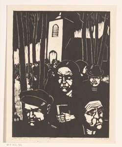 Kirchgänger von Dick Ket (signed by artist)