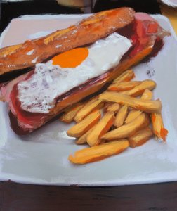 Bocata mit Ei und Pommes, 2018