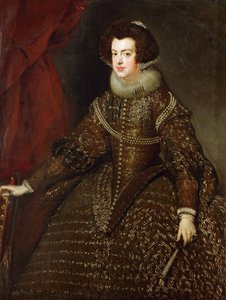 Barock: Porträt von Elisabeth von Frankreich, Königin von Spanien