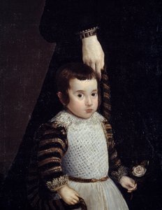 Porträt von Antonia de Ipenarrieta mit ihrem Sohn Luis (Detail)