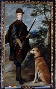 Porträt des Kardinalinfanten Ferdinand von Österreich in Jagdkleidung