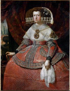 Porträt von Königin Maria Anna von Spanien von Diego Velázquez