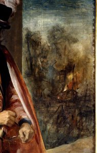 Porträt eines Narren, bekannt als Don Juan von Österreich (Detail) von Diego Velázquez