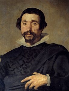 Porträt des Narren Pablo von Valladolid (Detail) von Diego Velázquez