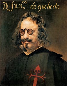 Porträt des spanischen Schriftstellers Francisco de Quevedo