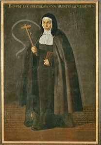 Die ehrwürdige Mutter Jeronima de la Fuente, Nonne im Kloster Santa Isabel de los Reyes von Diego Rodriguez de Silva y Velazquez