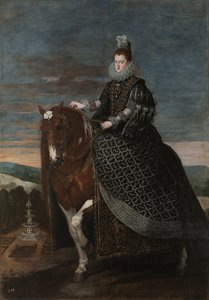 Reiterporträt von Margarita von Österreich, zwischen 1630 und 1635 von Diego Velázquez