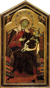 Madonna und Kind, ca. 1262 von Dietisalvi di Speme