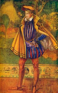 Ein Mann aus der Zeit von Elisabeth, 1907 von Dion Clayton Calthrop