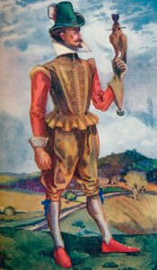 Ein Mann aus der Zeit von James I, 1907 von Dion Clayton Calthrop
