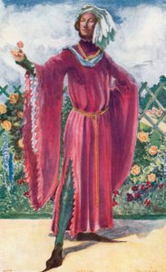 Ein Mann aus der Zeit von Richard II 1377-1399