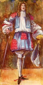Männerkostüm zur Zeit von Charles II (1660-1685) von Dion Clayton Calthrop