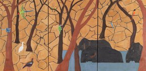 Dschungel, Indien, 2020 von Dione Verulam