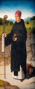 Pfarrkirche (Parochiekerk Sint-Pieter). Martyrium des heiligen Erasmus. Dirk Bouts. Ca 1460-1464. (Detail) von Dirck Bouts