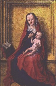 Die Jungfrau und das Kind in einer Steinnische, ca. 1465-75