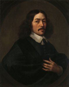 Porträt eines Mannes, vermutlich Bartholomeus Vermuyden (1616/17-1650) von Dirck Craey