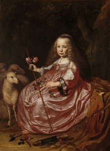 Porträt von Clara Alewijn von Dirck Dircksz. van Santvoort