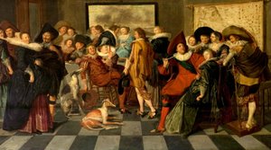 Eine niederländische Gesellschaft, ca. 1620