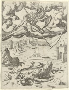 Der Tod überwindet den Glauben von Dirck Volckertsz. Coornhert (possibly)