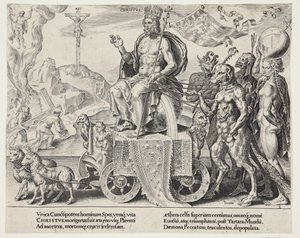 Der Triumph Christi von Dirck Volckertsz. Coornhert