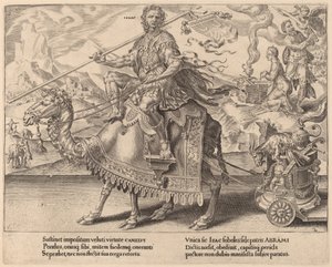 Der Triumph von Isaak von Dirck Volckertz Coornhert after Maerten van Heemskerck