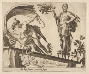 Wenn das Glück reichlich ist, wird der Fall tiefer sein aus Sechs Sprüchen über das Glück, ca. 1560