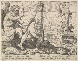 Zebulon, aus der Serie Die zwölf Patriarchen, 1550 von Dirck Volkertsen Coornhert