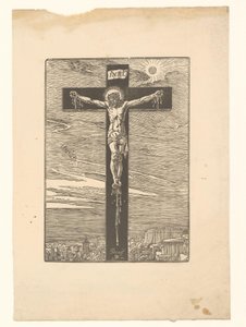 Christus am Kreuz von Dirck de Bray