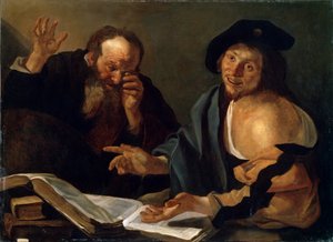 Heraklit und Demokrit, frühes 17. Jahrhundert