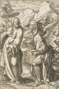 Christus wird vom Teufel versucht von Dirk Jacobsz Vellert