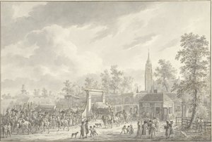 Der Abzug der Garnison von Amersfoort im Jahr 1790